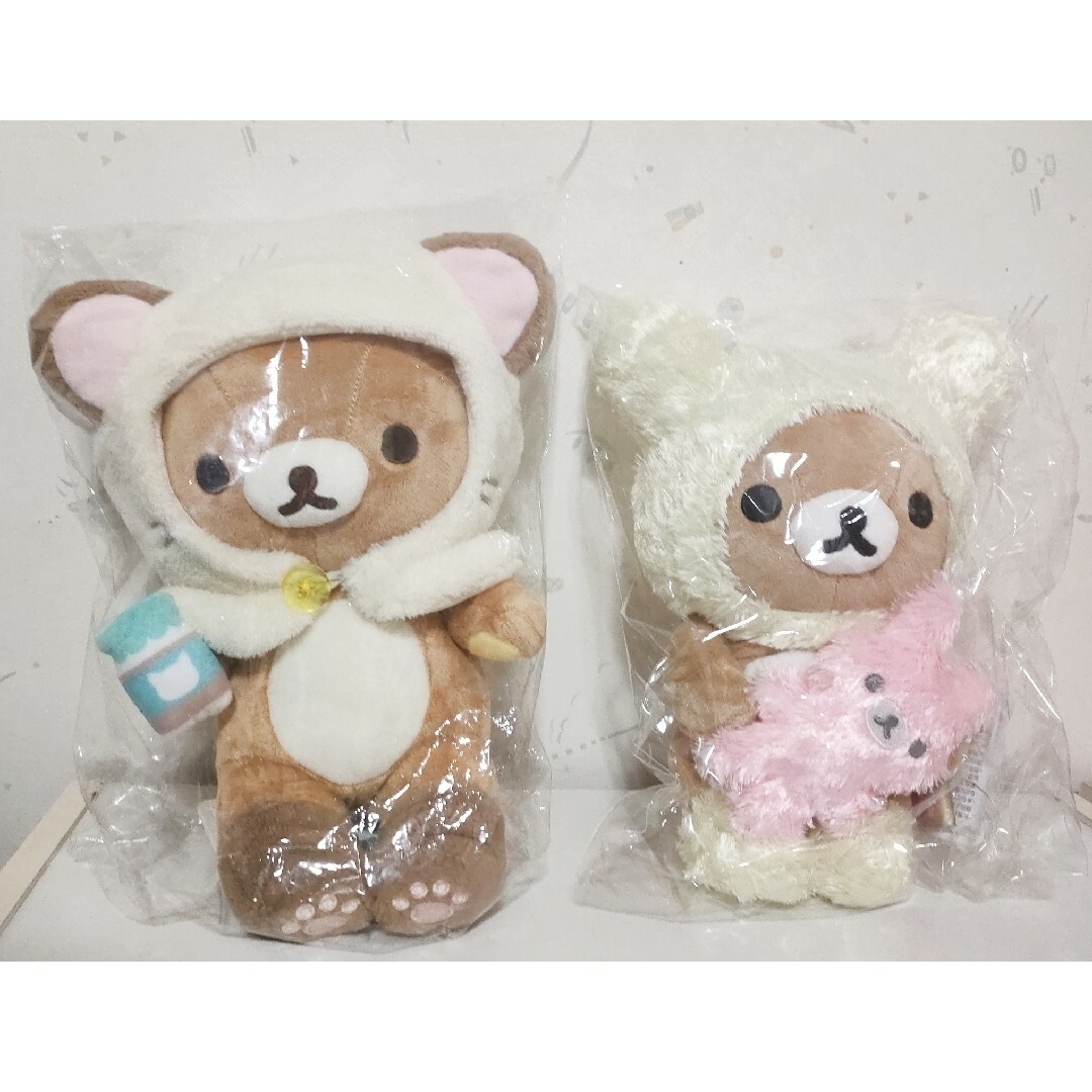 リラックマ Rilakkuma ねこねこの湯 ぬいぐるみ サンエックス うさぎknリラックマ