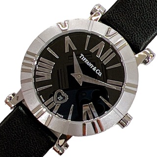 ティファニー(Tiffany & Co.)の　ティファニー TIFFANY＆CO アトラス Z1301.11.11A10A71A ブラック SS クオーツ レディース 腕時計(腕時計)