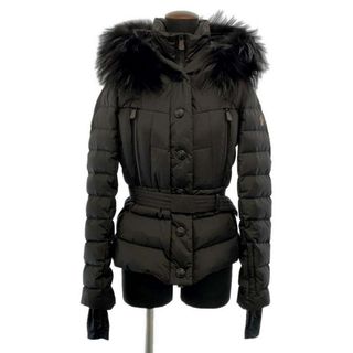 モンクレール(MONCLER)のモンクレール ダウンジャケット グルノーブル ビバリー BEVERLEY レディースサイズ1 1A510 MONCLER ファー 黒(ショルダーバッグ)