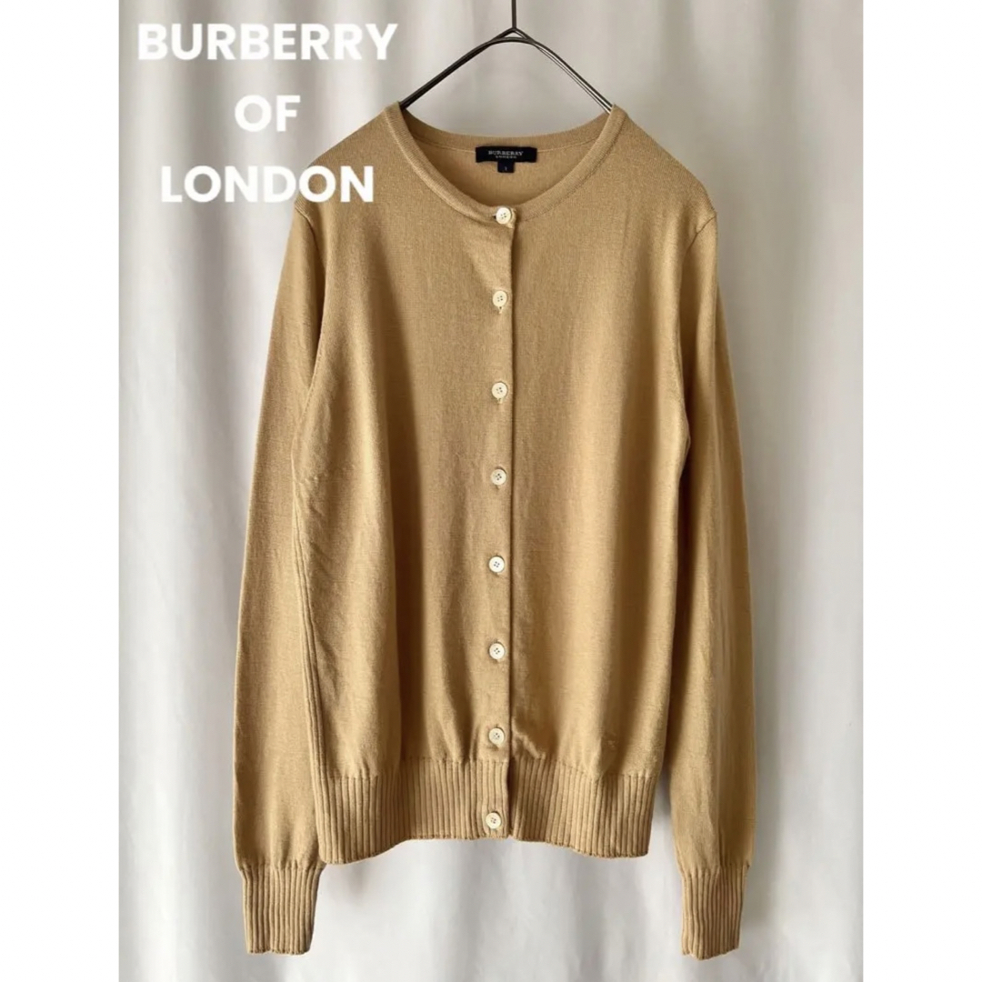 BURBERRY(バーバリー)の【美品】バーバリー BURBERRY LONDON ノバチェック カーディガン レディースのトップス(カーディガン)の商品写真