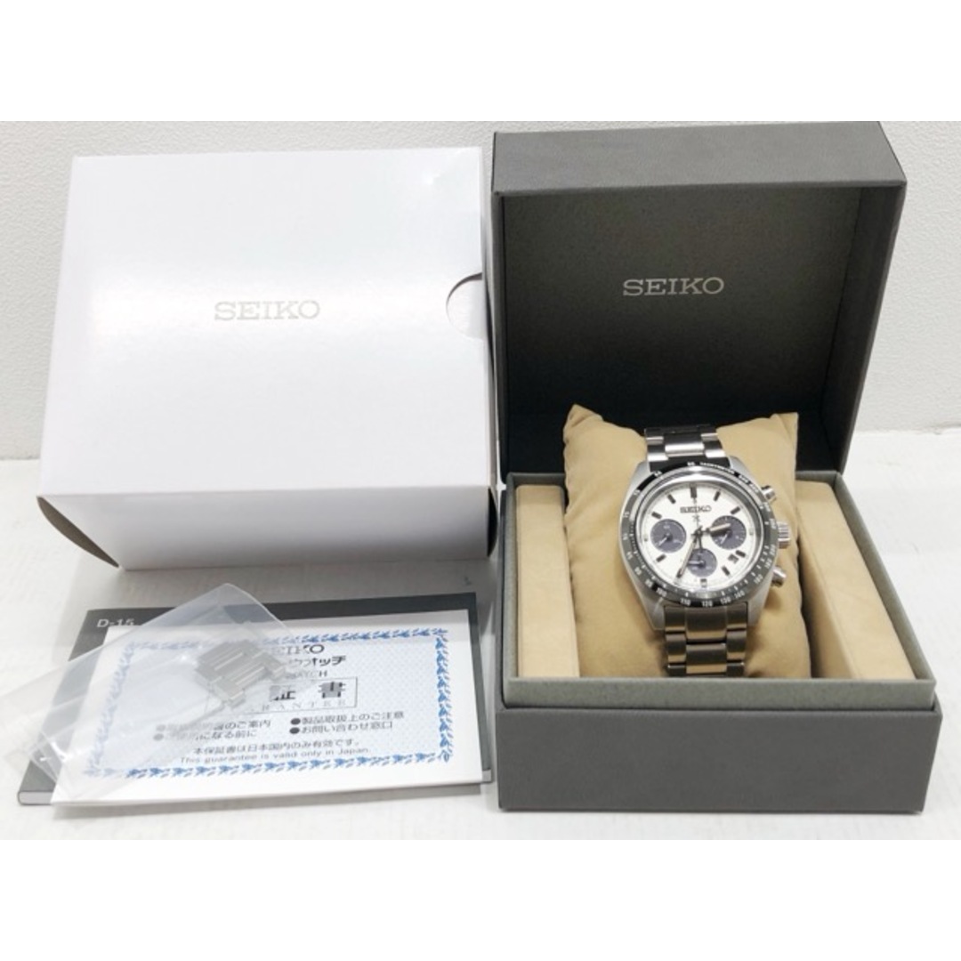 [新品] セイコー SEIKO SBDL085 クロノグラフ 腕時計 ソーラー