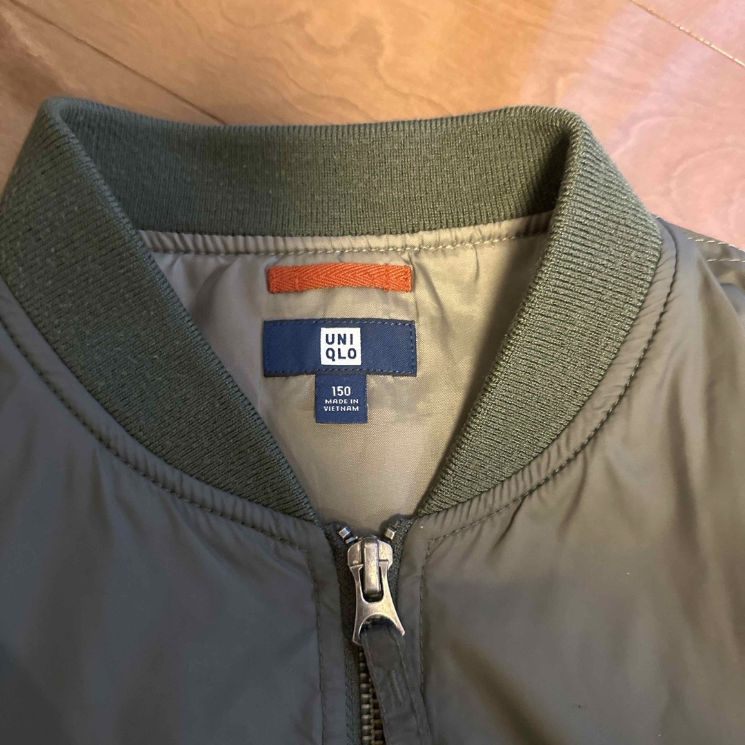 UNIQLO(ユニクロ)のユニクロ　中綿　アウター キッズ/ベビー/マタニティのキッズ服男の子用(90cm~)(ジャケット/上着)の商品写真
