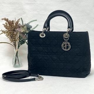 ディオール(Christian Dior) ハンドバッグ(レディース)(ブラック/黒色