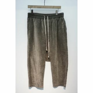 リックオウエンス(Rick Owens)の美品リックオウエンス ベロア ベルベット サルエル イージー パンツ 912N▲(サルエルパンツ)