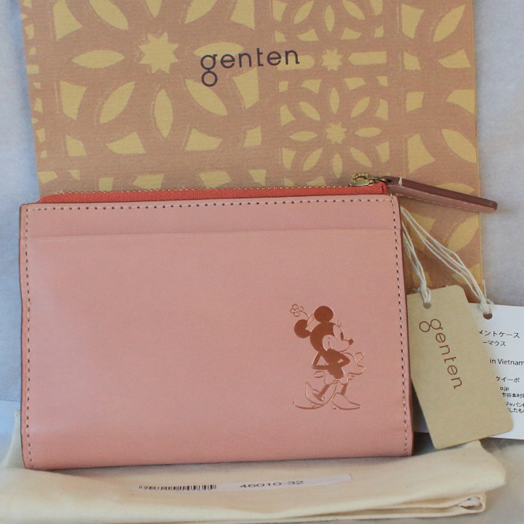 genten(ゲンテン)のgenten ゲンテン　☆未使用☆ ディズニー　ミニーマウス　フラグメントケース レディースのファッション小物(財布)の商品写真