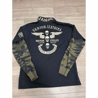 VANSON - *バンソン VANSON 2WAY ストライプ つなぎ オールインワン