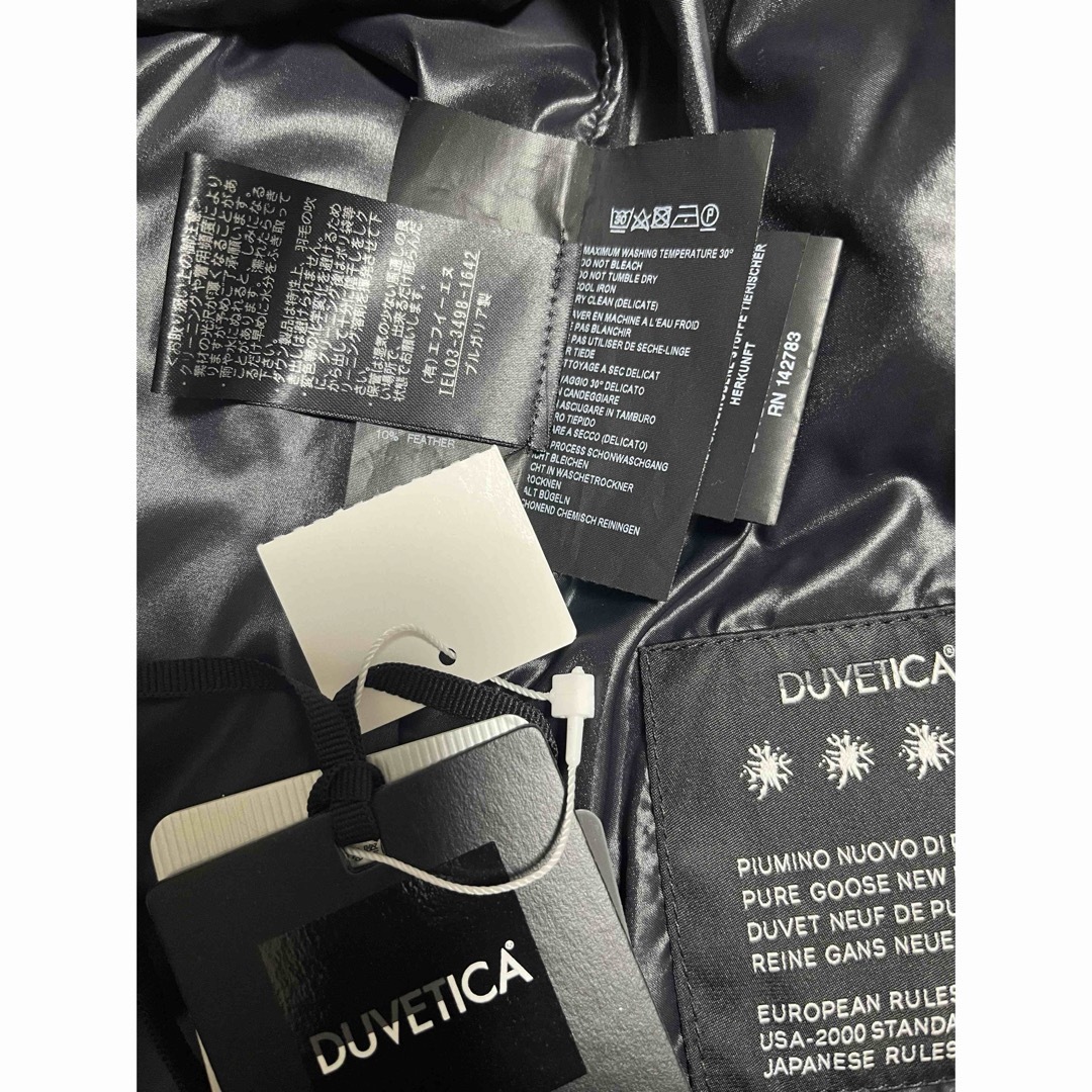 DUVETICA(デュベティカ)のDUVETICAデュベティカcarysdue ダウンコート　ブラック38 レディースのジャケット/アウター(ダウンジャケット)の商品写真