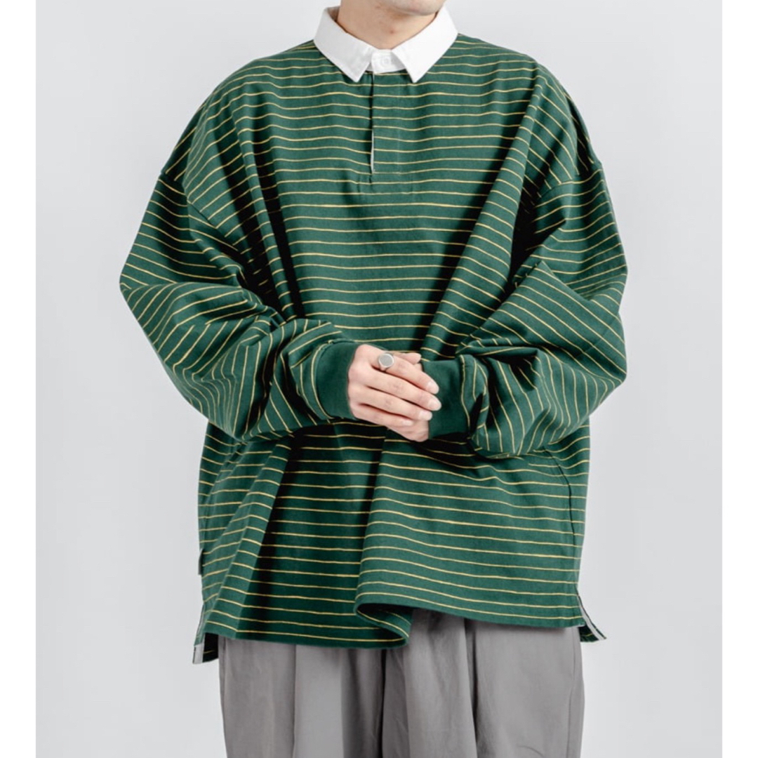 1LDK SELECT(ワンエルディーケーセレクト)のS.F.C 23SS SIDE STRIPES RUGBY SHIRT メンズのトップス(ポロシャツ)の商品写真