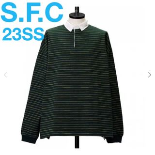 ワンエルディーケーセレクト(1LDK SELECT)のS.F.C 23SS SIDE STRIPES RUGBY SHIRT(ポロシャツ)