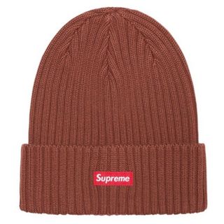 シュプリーム(Supreme)のSupreme☆22ss！Overdyed Beanie（茶）☆(ニット帽/ビーニー)