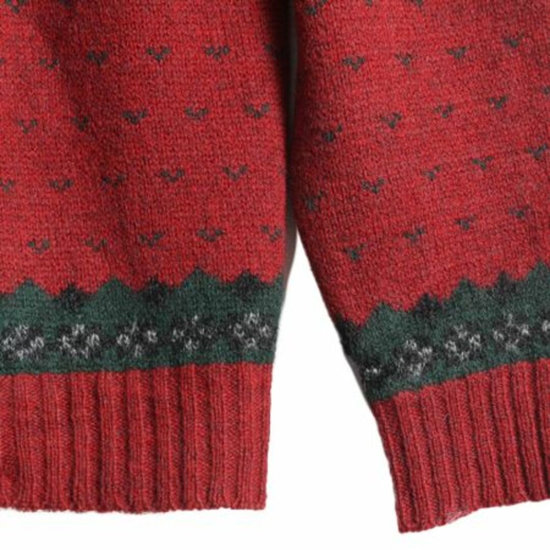 WOOLRICH - 80s ウールリッチ カモ 総柄 ウール 二ット セーター WOOLRICH - 80s ウールリッチ カモ 総柄 ウール 二ット セーター
