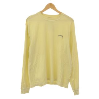 ステューシー(STUSSY)のStussy ステューシー LAZY LS TEE 長袖Tシャツ イエロー M(Tシャツ/カットソー(七分/長袖))