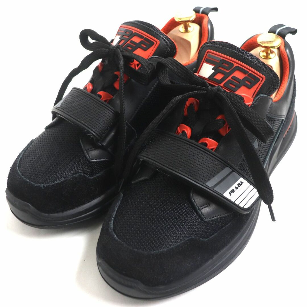 PRADA - 美品▽PRADA プラダ 2EG266 ロゴ入り レザー×スウェード