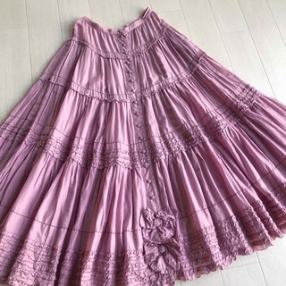 最終値下げ　pink house 美品 スカート 大きいサイズ ワンピース