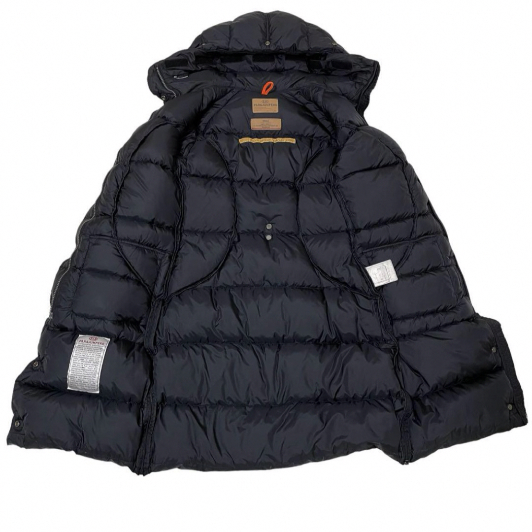 定価¥77,700 パラジャンパーズ ロングダウンコート2way ブラック 定価¥77,700 パラジャンパーズ ロングダウンコート2way ブラック