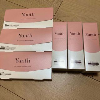 Yunth 生ビタミンC美白美容液&ナノバブル美白化粧水3セット(美容液)