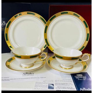 エインズレイ(Aynsley China)のエインズレイ  エンプレスローレル EMPRESS LAUREL  2トリオ(食器)