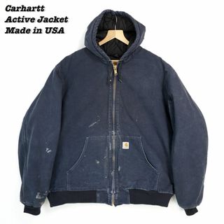 ☘️carhartt☘️カーハート　アクティブジャケット　企業刺繍ロゴ　3XL 7