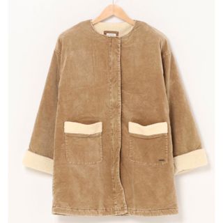 ビラボン(billabong)の☆タグ付き新品☆ビラボン ノーカラー ベロア ジャケット Ｌ(ノーカラージャケット)