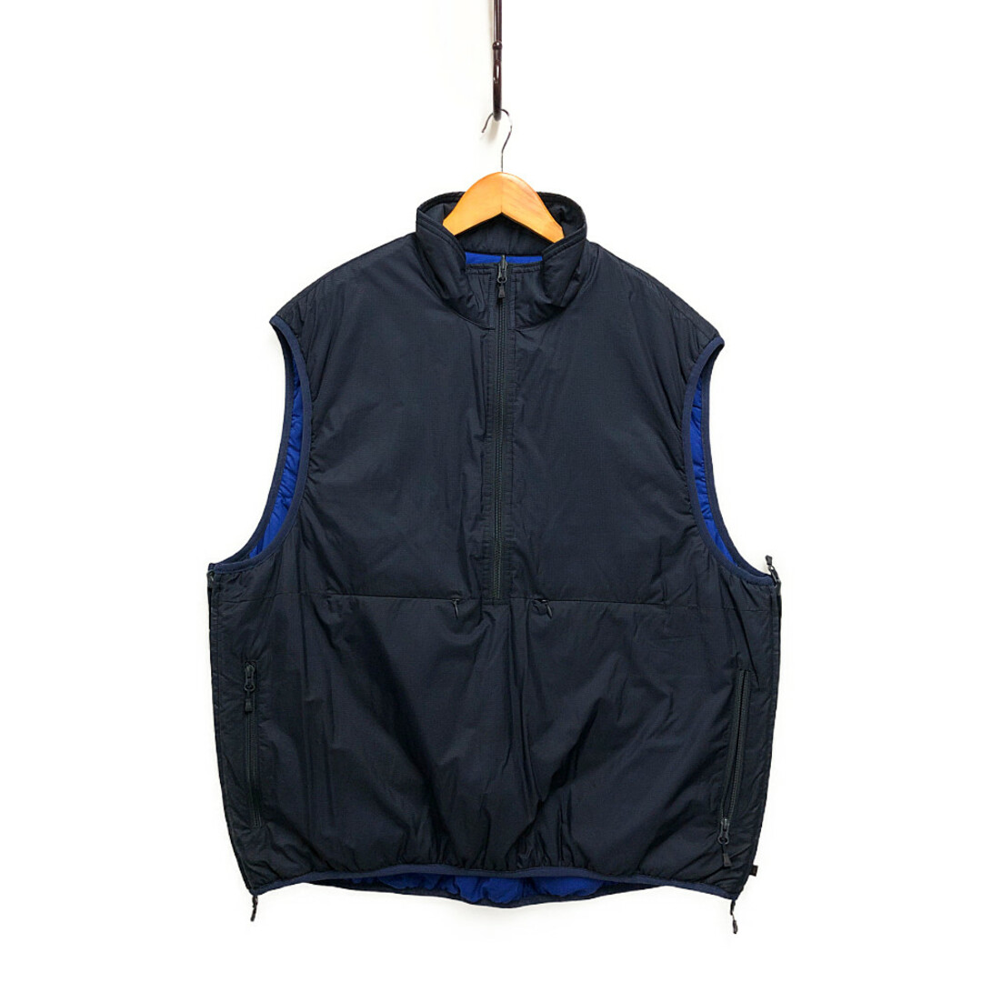 daiwa pier39 REVERSIBLE PUFF VEST ネイビー　L