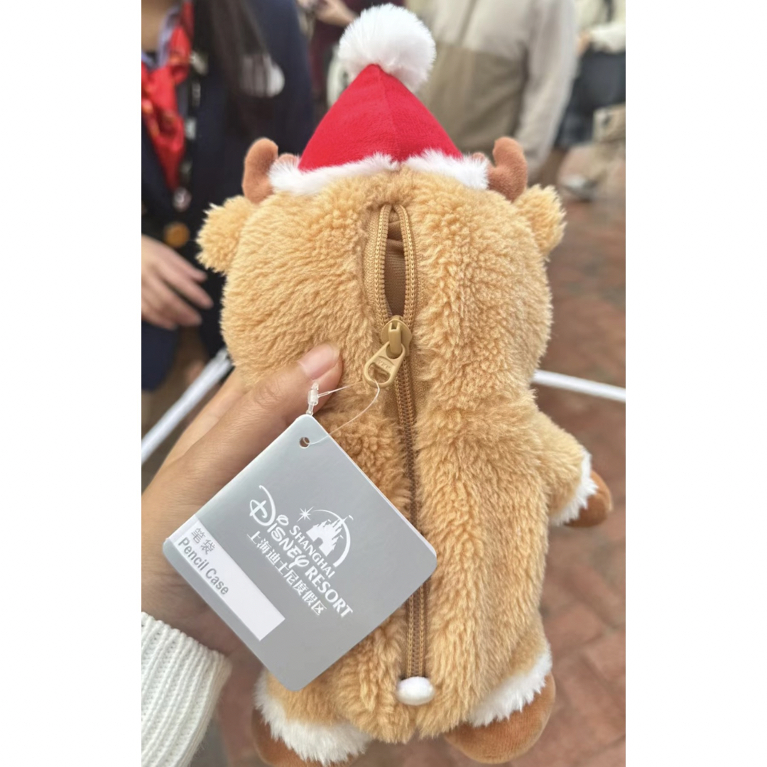 上海ディズニークリスマス限定 ☆チップとデールペンケース 上海ディズニークリスマス限定 ☆チップとデールペンケース