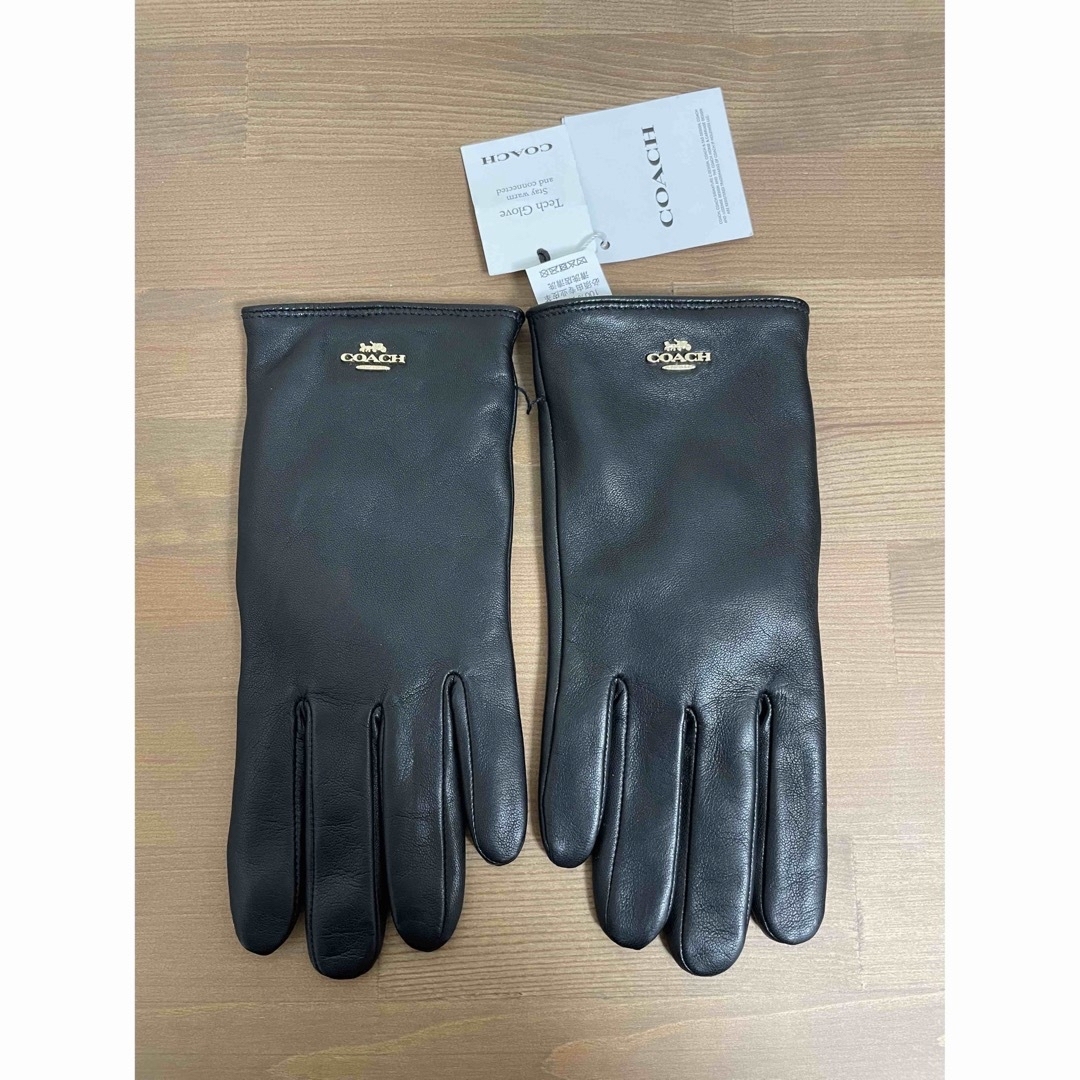 COACH コーチ 手袋 未使用品 レッド 羊革 レディース 手袋 glove