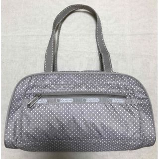 レスポートサック(LeSportsac)のレスポートサック  バッグ　ハンドバッグ　ショルダーバッグ　グレー　&ポーチ(ハンドバッグ)