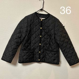 美品 Traditional Weatherwear ノーカラージャケット 32