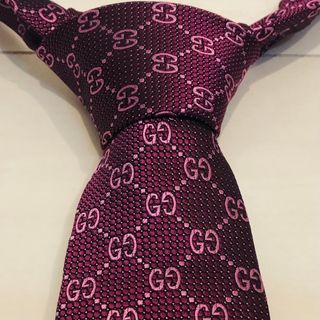 Gucci - グッチ ニットネクタイ Gマーク ウール100% （12370279）の ...