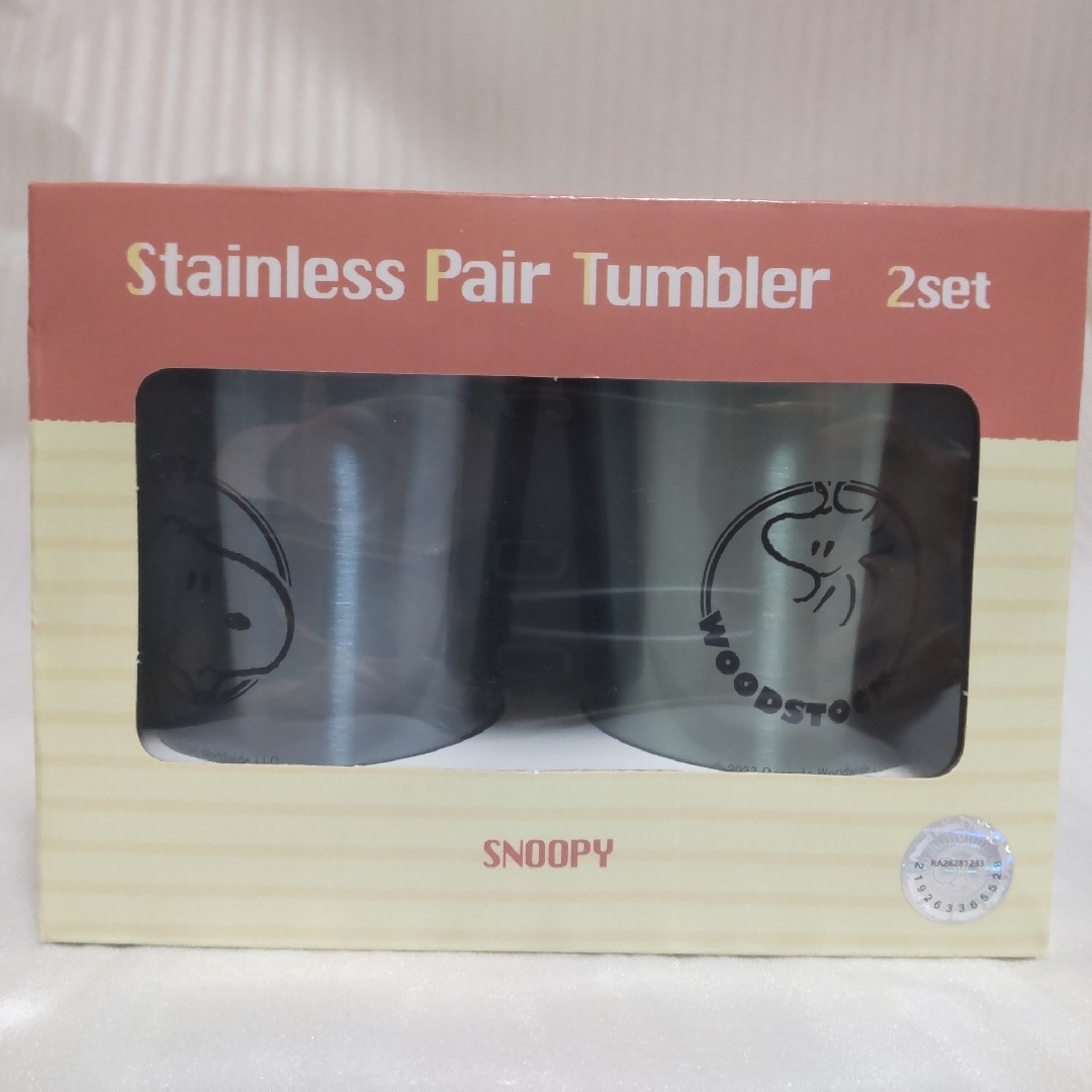 SNOOPY(スヌーピー)のSNOOPY Stainless Pair Tumbler 2set エンタメ/ホビーのおもちゃ/ぬいぐるみ(キャラクターグッズ)の商品写真