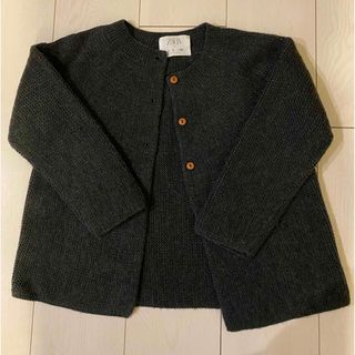 ザラキッズ(ZARA KIDS)のZARAキッズ グレー カーディガン 128㎝(カーディガン)