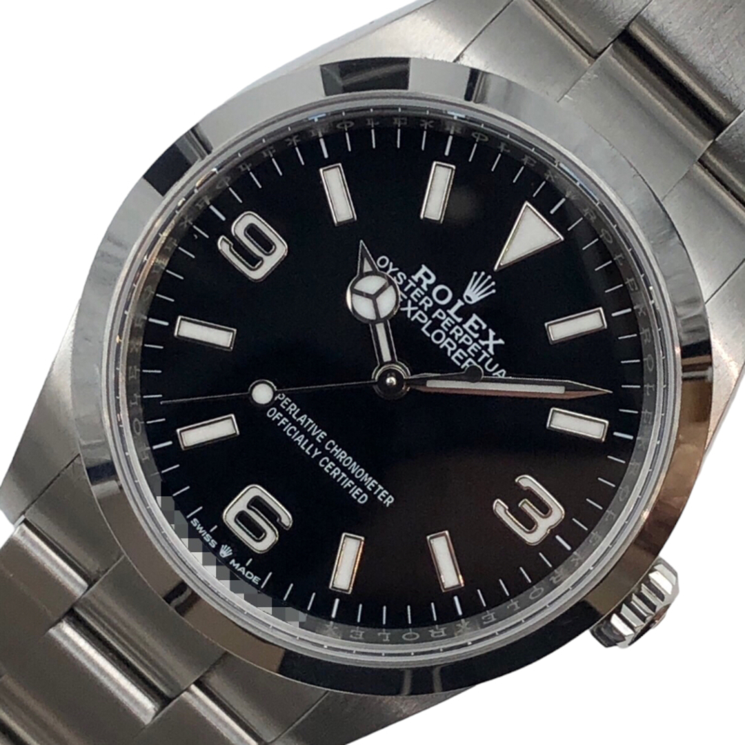 ロレックス ROLEX エクスプローラー 36 124270 ランダム番 ブラック ステンレススチール 自動巻き メンズ 腕時計