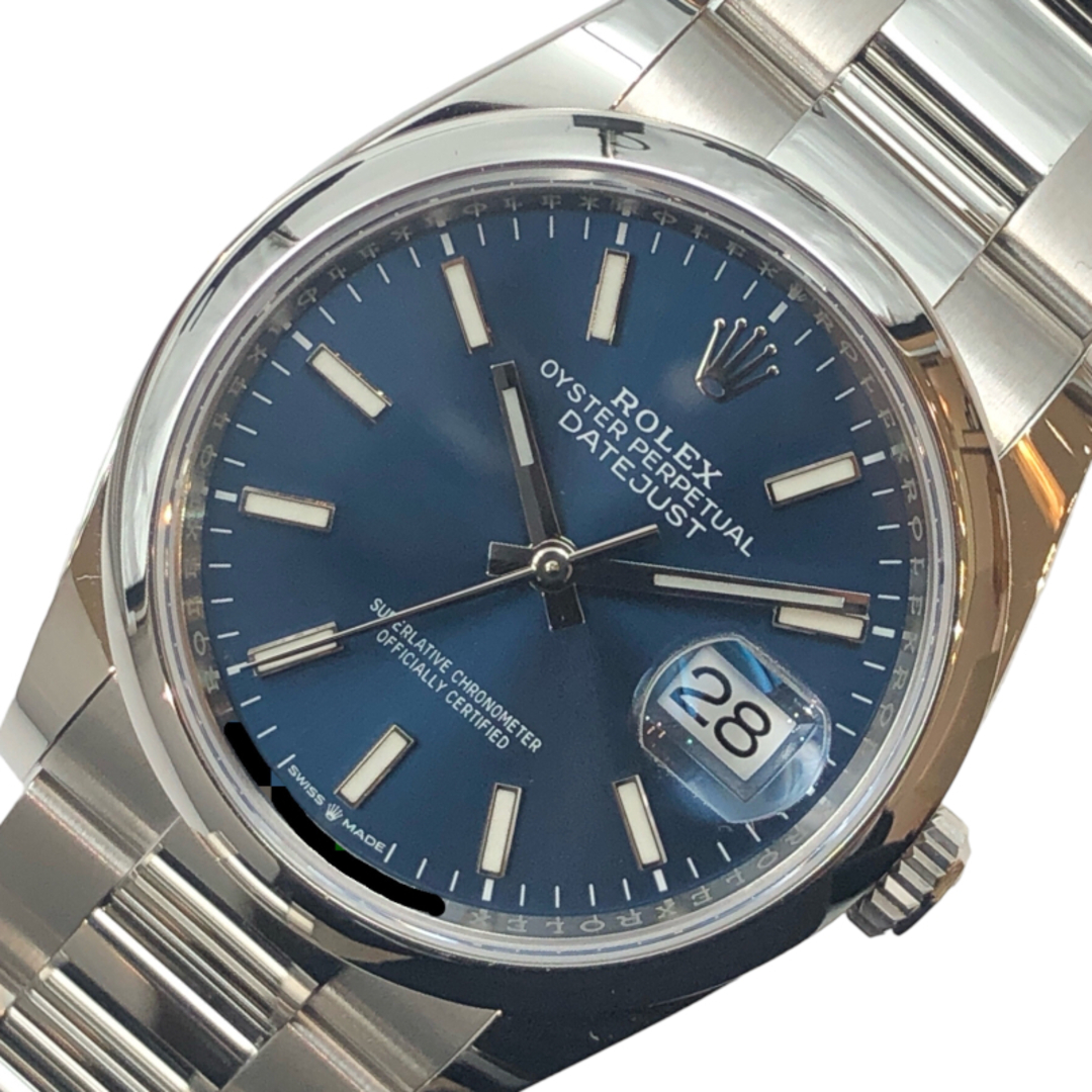 その他ロレックス ROLEX デイトジャスト 36 126200 ランダム番 ブライトブルー ステンレススチール メンズ 腕時計