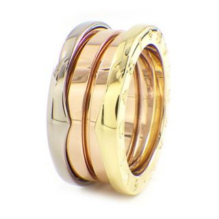 ブルガリ(BVLGARI)のブルガリ BVLGARI リング B-zero1 ビーゼロワン パーフェクトミステイク 352922 スリーカラー K18PG K18WG K18YG 10号 / #51 【中古】(リング(指輪))