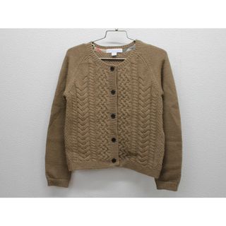 バーバリー(BURBERRY)の〔バーバリー/BURBERRY〕128cm カーディガン 茶色【中古】子供服 キッズ kids 女の子 秋冬 409032(カーディガン)