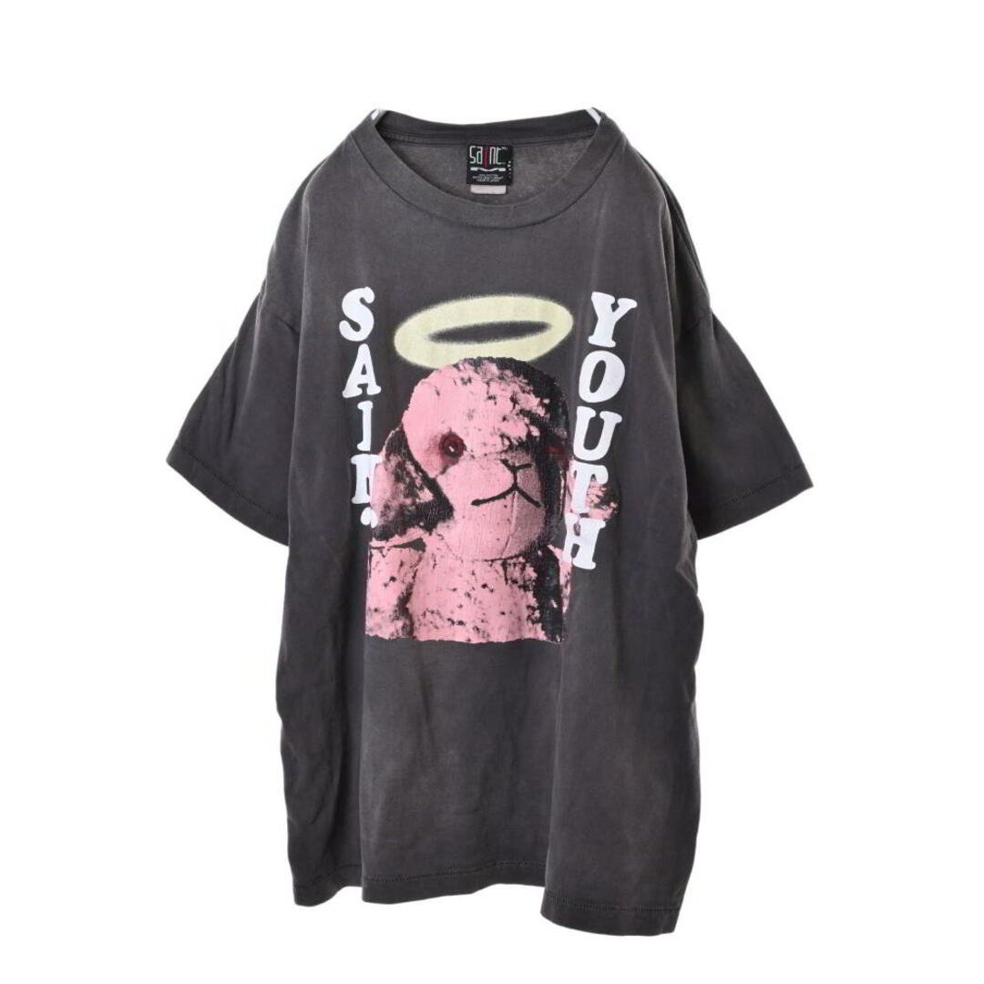 コットン100%SAINT MICHAEL PINK SHEEP プリント Tシャツ