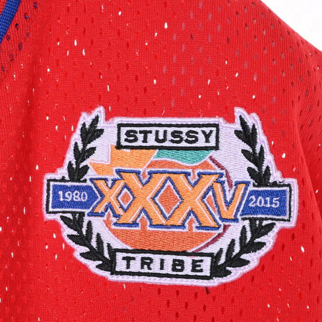 STUSSY - STUSSY ワッペン付き メッシュ ゲーム シャツの通販 by STUSSY - STUSSY ワッペン付き メッシュ ゲーム シャツの通販 by