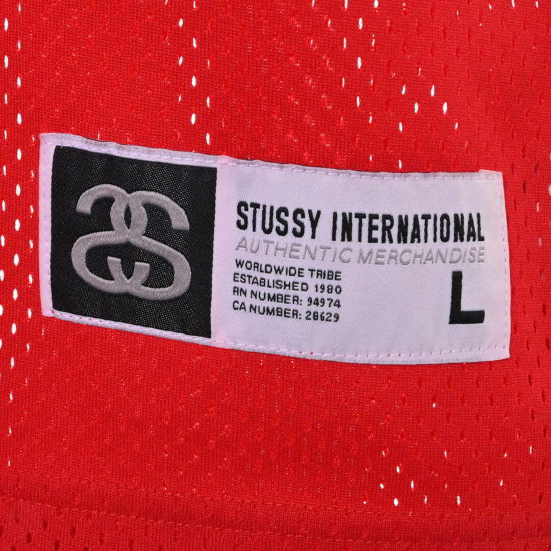 STUSSY - STUSSY ワッペン付き メッシュ ゲーム シャツの通販 by STUSSY - STUSSY ワッペン付き メッシュ ゲーム シャツの通販 by