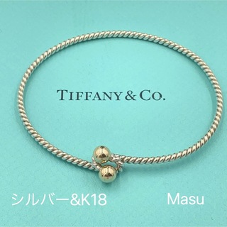 ティファニー(Tiffany & Co.)のTIFFANY&Co.ティファニーツイストコンビバングル(ブレスレット/バングル)