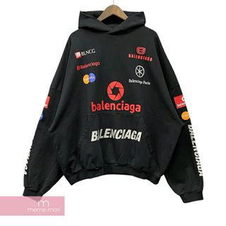 Balenciaga フーディー ロゴパーカー　超美品　Sサイズブラック