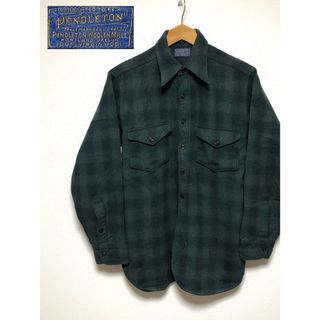 ペンドルトン(PENDLETON)の☆アメリカ古着40sビンテージ☆PENDLETONオンブレチェックウールシャツ☆(シャツ)