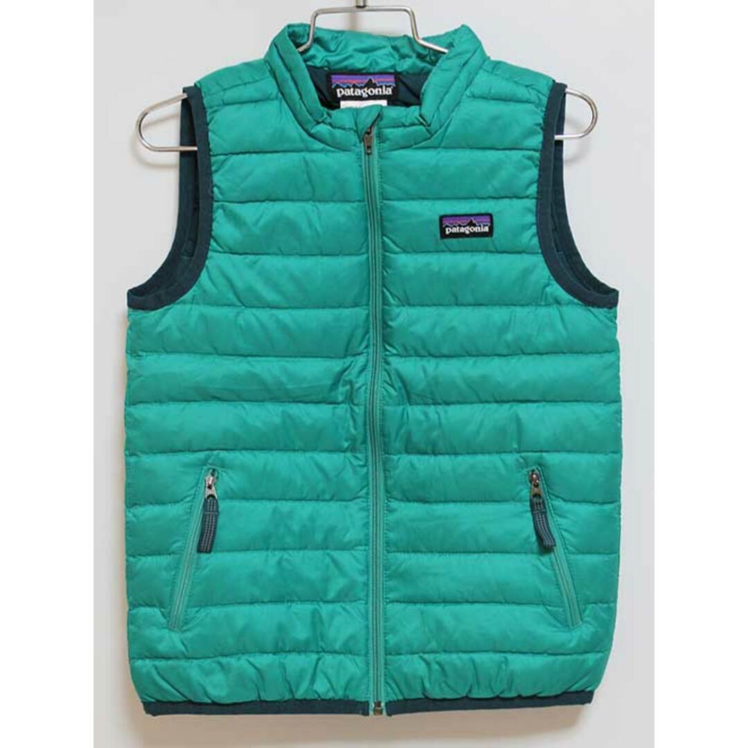 patagonia(パタゴニア)の‡パタゴニア/Patagonial‡110cm ベビーダウンセーターベスト 緑【中古】子供服 キッズ kids 男の子 女の子 春秋冬 020132 キッズ/ベビー/マタニティのベビー服(~85cm)(その他)の商品写真