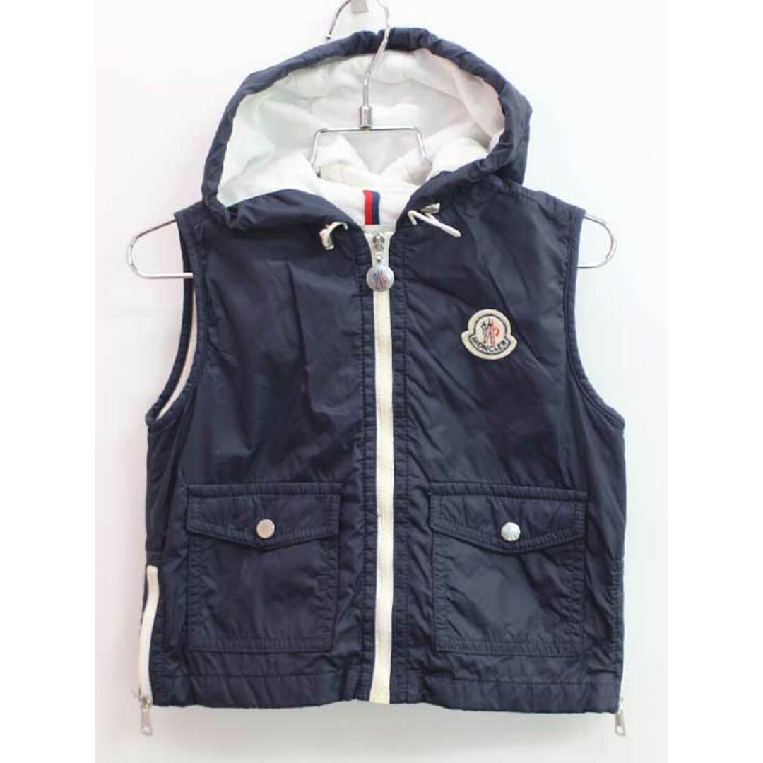 MONCLER - ♪モンクレール/Moncler♪92cm ナイロンベスト 紺×白【中古 ...