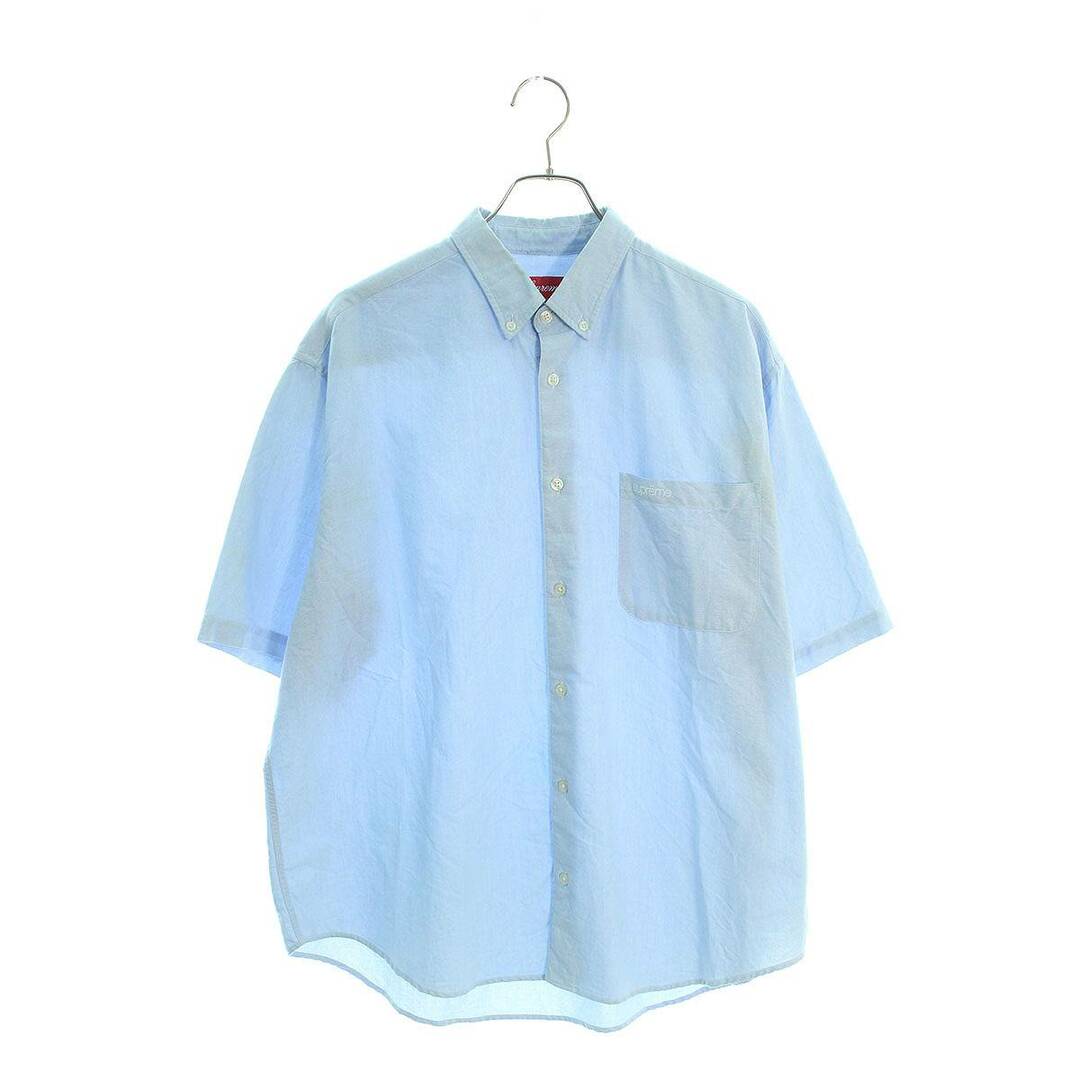 シュプリーム  Loose Fit S/S Oxford Shirt ワンポイント半袖シャツ メンズ M