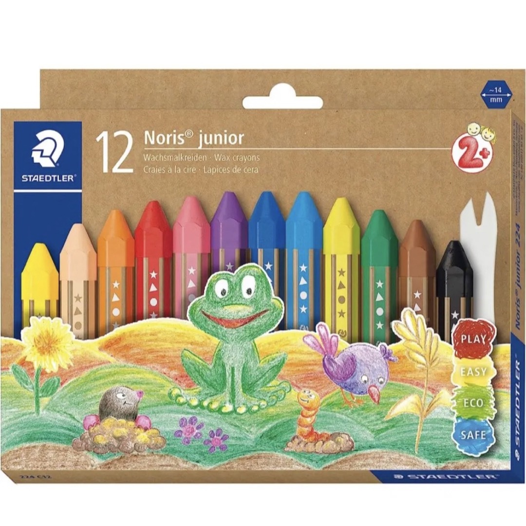 STAEDTLER(ステッドラー)のノリスジュニア12色入り　クレヨン エンタメ/ホビーのアート用品(クレヨン/パステル)の商品写真