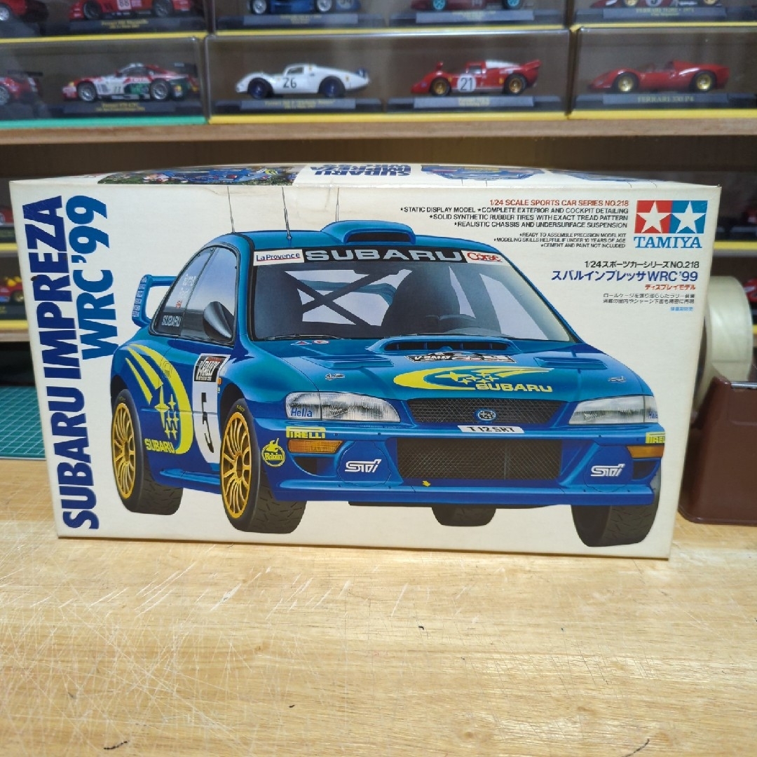 タミヤ1/24スバルインプレッサWRC'99 エンタメ/ホビーのおもちゃ/ぬいぐるみ(模型/プラモデル)の商品写真