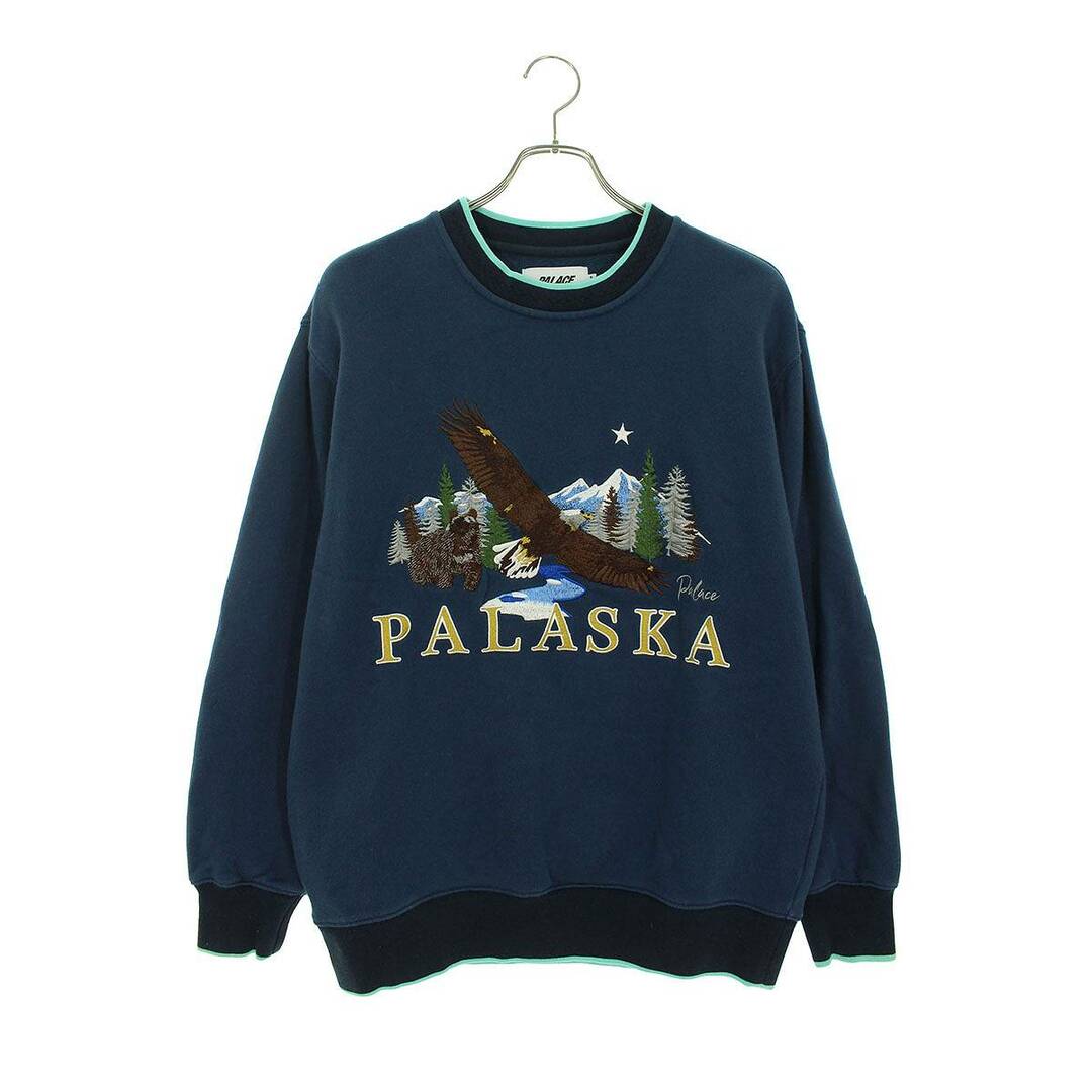 パレス  PALASKA EMB CREW イーグル刺繍クルーネックスウェット メンズ S