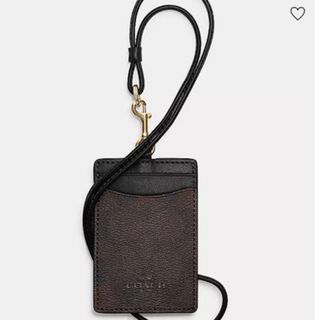 コーチ(COACH)の正規品　COACH ID ランヤード シグネチャー キャンバス(パスケース/IDカードホルダー)