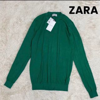 ザラ(ZARA)のZARA MAN プレミアムコットン セーター Lサイズ(ニット/セーター)