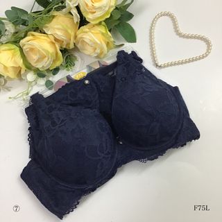 下着☆F75Lブラ&ショーツ 女装 男性様も！⑦(ブラ&ショーツセット)